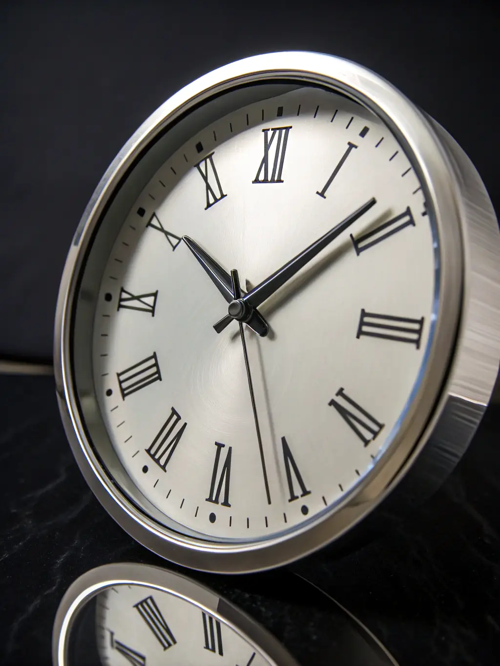 A clock showing the time, symbolizing the clinic's efficiency in providing quick appointments for immigration medical exams.